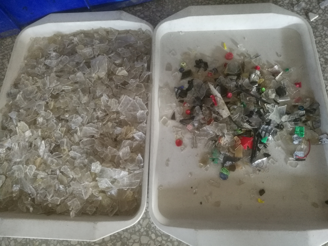 Pet 플레이크를 위한 Pe 피피 Pvc Pet Hdpe ＬＤＰＥ 플라스틱 미립자 색채 선별기 색선별기
