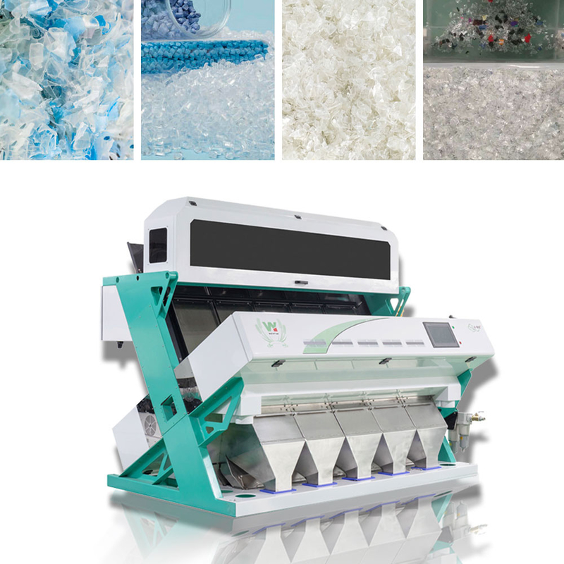 Pet 플레이크를 위한 Pe 피피 Pvc Pet Hdpe ＬＤＰＥ 플라스틱 미립자 색채 선별기 색선별기