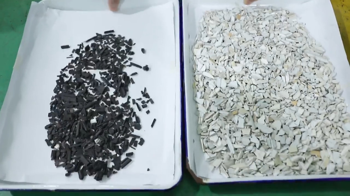 Pet 플레이크를 위한 Pe 피피 Pvc Pet Hdpe ＬＤＰＥ 플라스틱 미립자 색채 선별기 색선별기