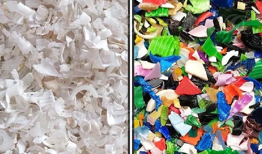 다목적 플라스틱 유리 프로세서 PET Pp Pvc Hdpe Ldpe 플라스틱 색상 분류 기계