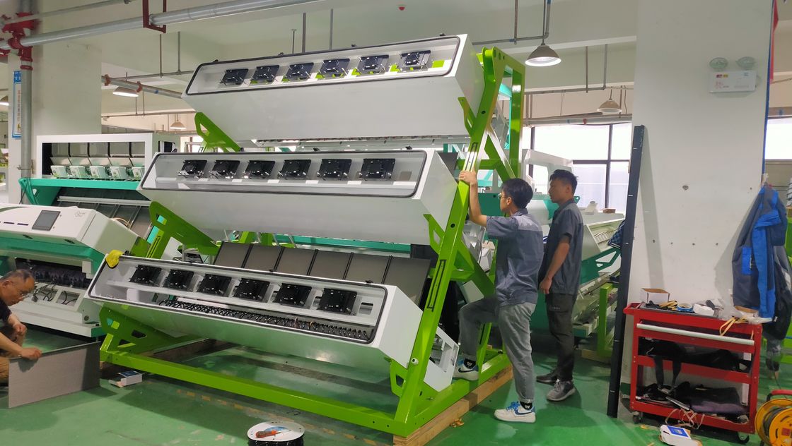 고 정밀 녹색 흑차 처리 라인 색상 분류 기계 판매