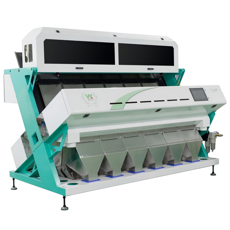 6 차트 지능형 광학 CCD 카메라 PET PVC HDPE 플라스틱 색상 정렬 기계 와이파이 리모컨