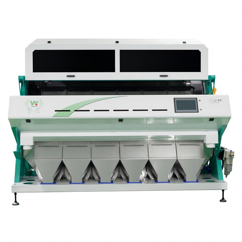 6 차트 지능형 광학 CCD 카메라 PET PVC HDPE 플라스틱 색상 정렬 기계 와이파이 리모컨