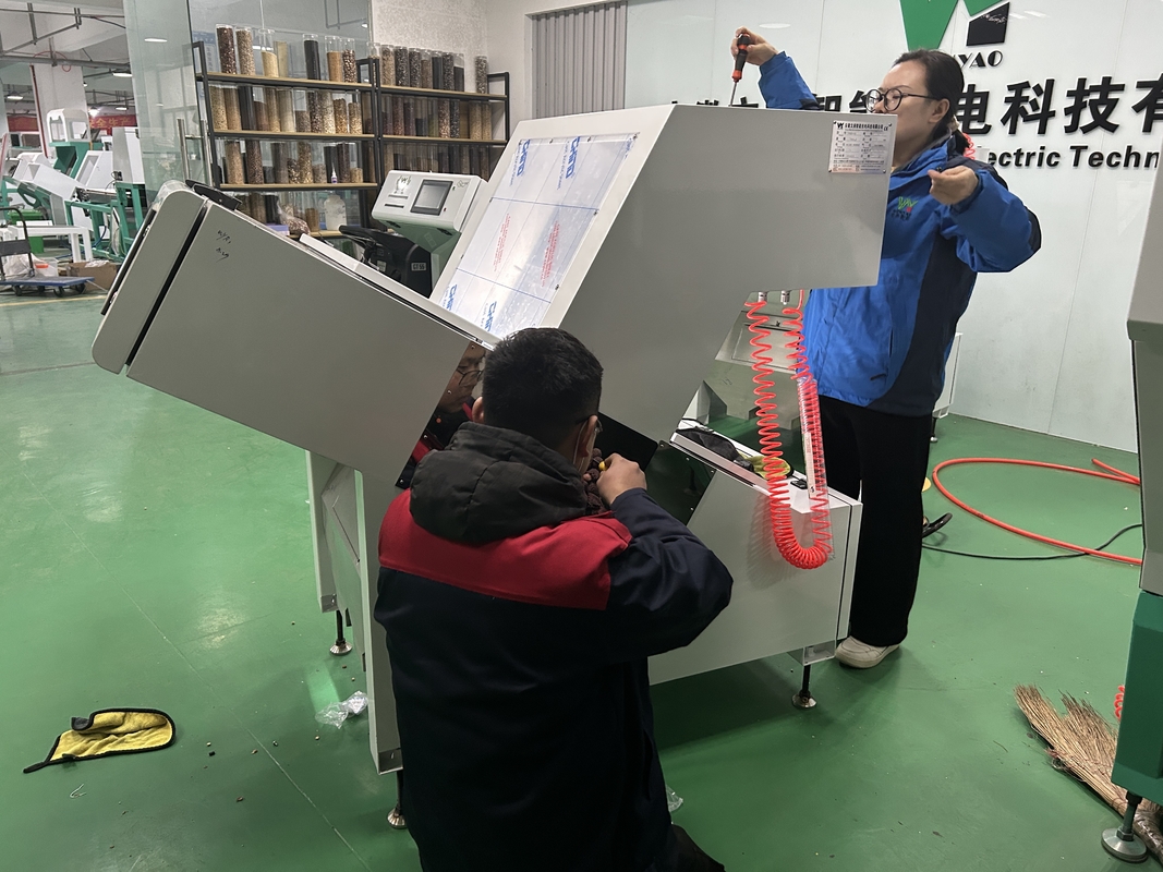 간편하게 작동 할 수있는 커피 콩 색상 분류기 400 - 800t / h 일본 니콘 렌즈