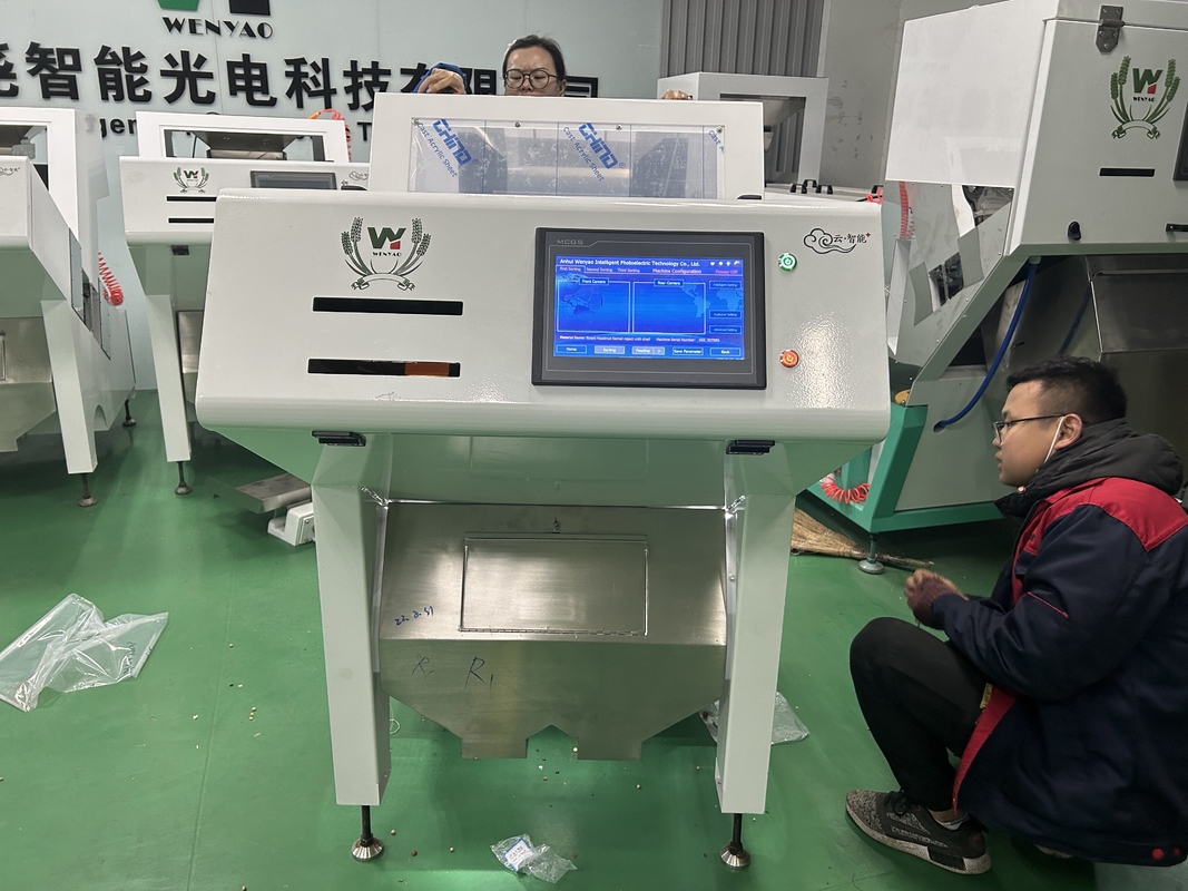 간편하게 작동 할 수있는 커피 콩 색상 분류기 400 - 800t / h 일본 니콘 렌즈