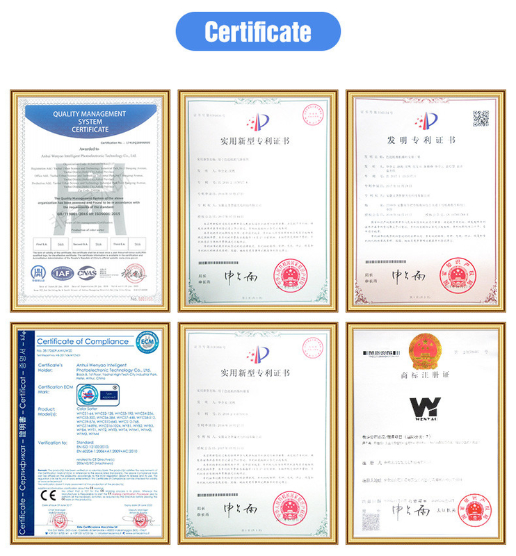 웬야오 공장 공급은 플라스틱을 위한 구분 PVC PE 플라스틱 플레이크 색채 선별기를 재활용하는 것 직접적으로 낭비합니다