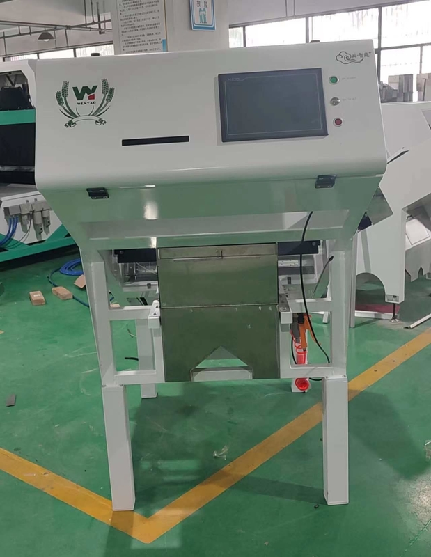 웬야오 1 차트 500kg/h 고출력 CCD 색상 분리기 굽은 커피 콩 색상 분류 기계 녹색 콩 색상 분류기