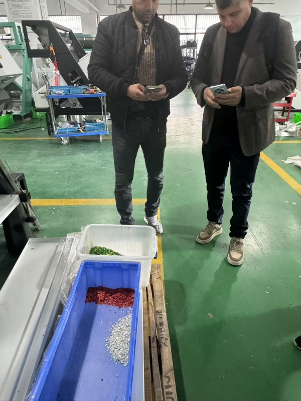 웬야오 컬러 분류 기계 PET PVC 플라크 플라스틱 컬러 색상 차이별 분류기