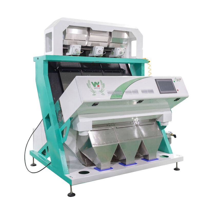 Automatic Color Sorter for Almonds Peanuts  Walnuts Intelligent Color Sorting Machine With High Accuracy