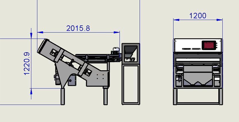 Wenyao 2025 최신형 2 벨트 광폭 저속 파손 방지 딸기 블루베리 컬러 선별기 자동 커피 체리 컬러 선별기