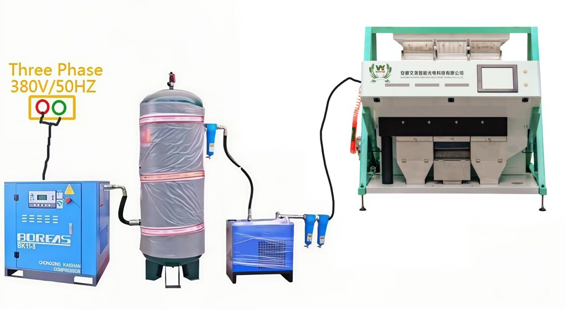 Wenyao CE Certified High Speed Color Sorter Chinese Manufacturers Optical Sorter Supplier Broad Bean Color Sorter Machine