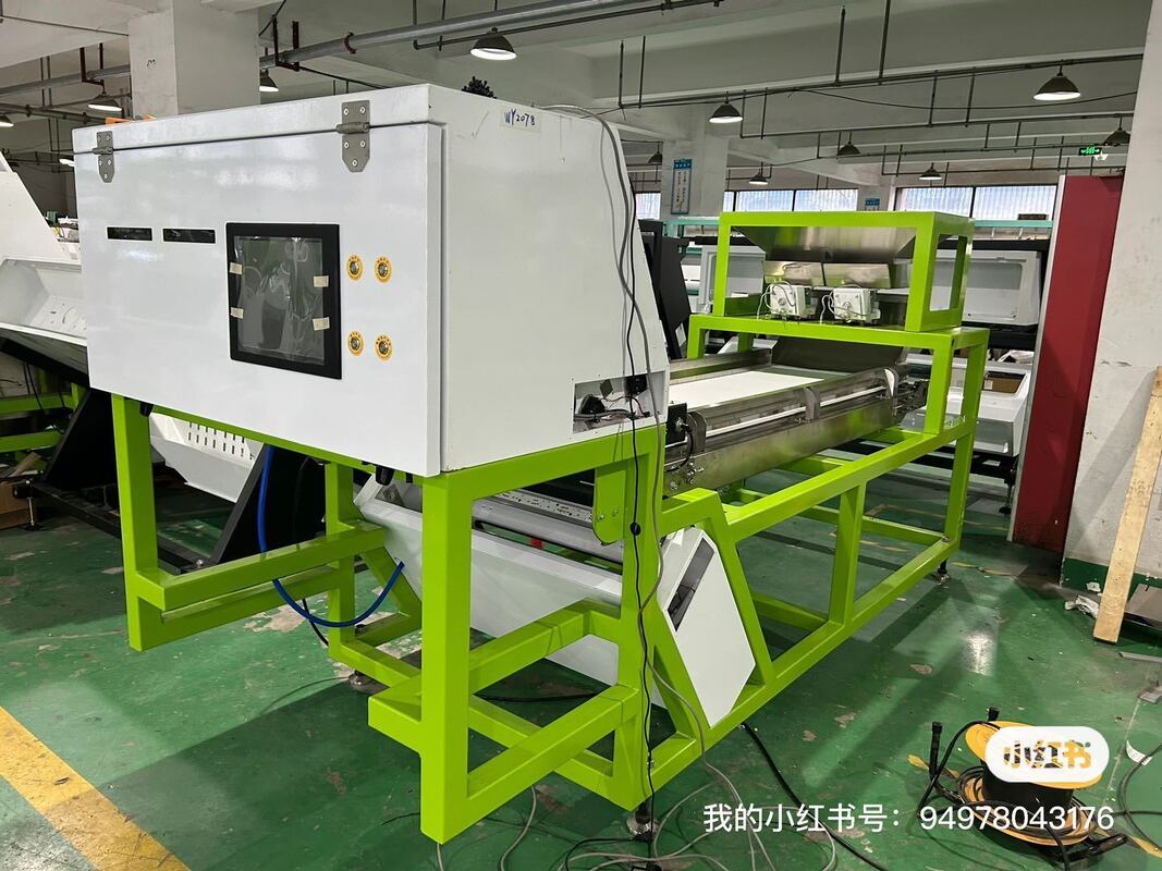 산업용 고정밀 ≥99.99% 망간 광석 컬러 선별기 (LED 광원 및 금속 배출기 포함, 조약돌 선별용)