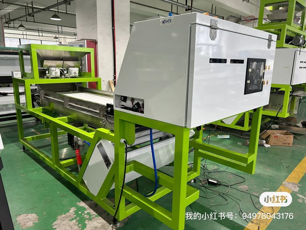 산업용 고정밀 ≥99.99% 망간 광석 컬러 선별기 (LED 광원 및 금속 배출기 포함, 조약돌 선별용)