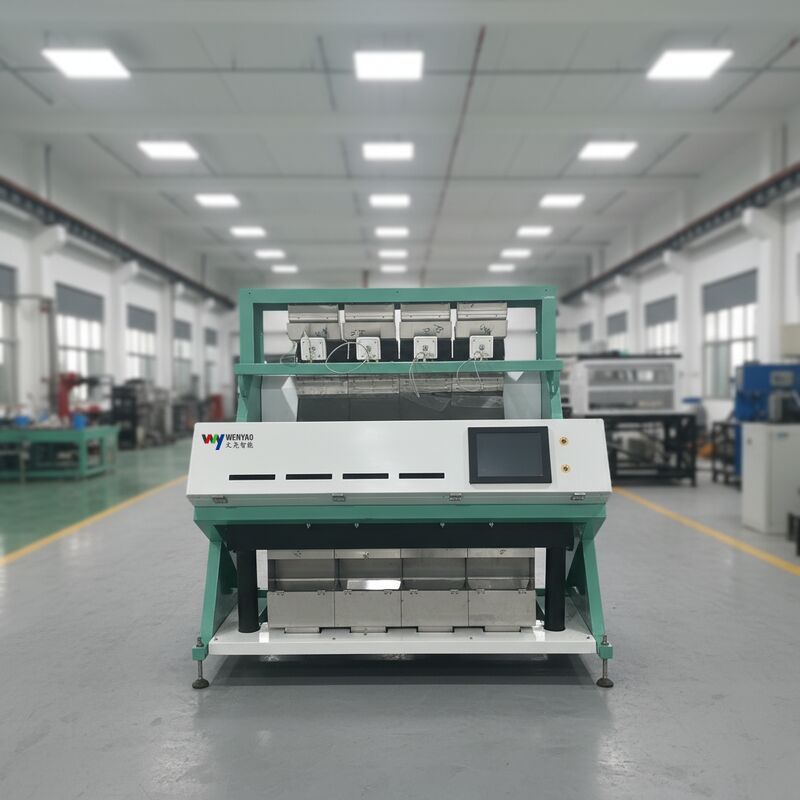 WENYAO 지능형 4 채널 광학 곡물 색상 분류기 고정밀 및 2.-4T/H 용량 쌀 밀 분류기