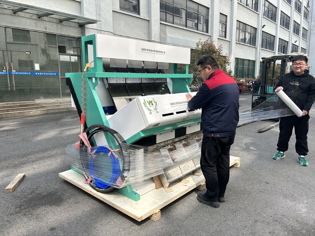 WENYAO 지능형 4 채널 광학 곡물 색상 분류기 고정밀 및 2.-4T/H 용량 쌀 밀 분류기