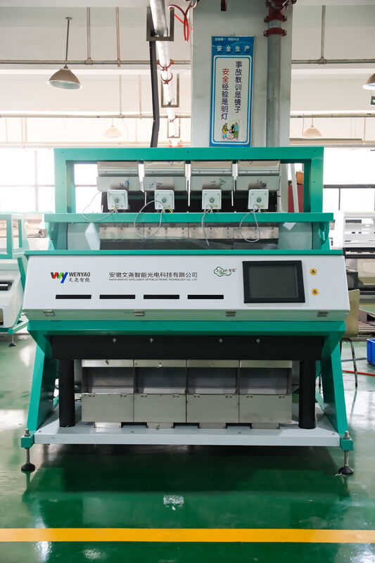 Wenyao Competitive Price  4 Chute AI  Rice Color Sorter Machine Colour Sorter Machine Color Sorter Sensor Rice Sorting Machine