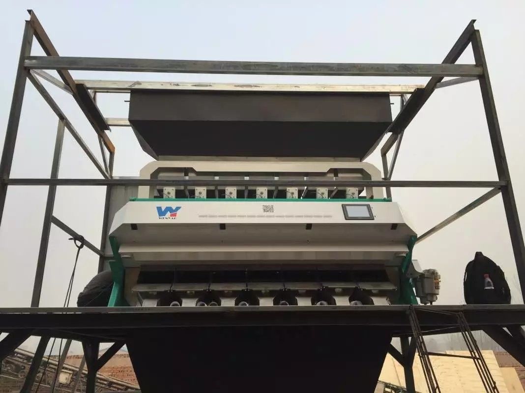 7 급류 콩 색채 선별기, 렌즈콩 색채 선별기 ISO9001 CE 증명서