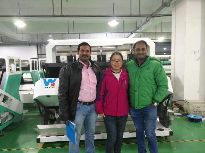 10 차트 녹색 파란색 갈색 흰색 유리 색상 분류 기계 와이파이 리모컨으로 색상 분류 12