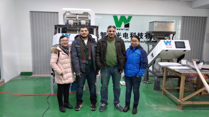 10 차트 녹색 파란색 갈색 흰색 유리 색상 분류 기계 와이파이 리모컨으로 색상 분류 15