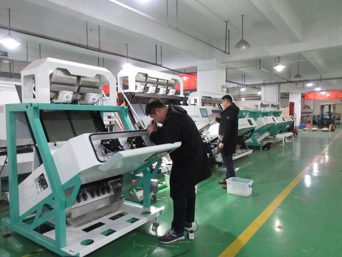 6 차트 지능형 광학 CCD 카메라 PET PVC HDPE 플라스틱 색상 정렬 기계 와이파이 리모컨 15