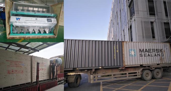 10 차트 녹색 파란색 갈색 흰색 유리 색상 분류 기계 와이파이 리모컨으로 색상 분류 21