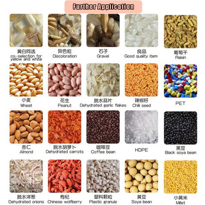 인공지능 학습 지능형 벨트 스타일 땅콩 헤즐넛 피스타치아 견과류 색상 분류 기계 9