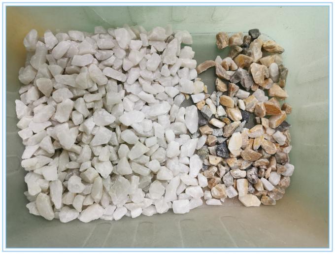 높은 용량 웬야오 듀플 레이어 벨트 건조하고 습한 광석 광물 색상 분류 기계 엑젝터 SMC 16 홀 노즐 8